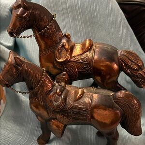Bronze Horse Figurines